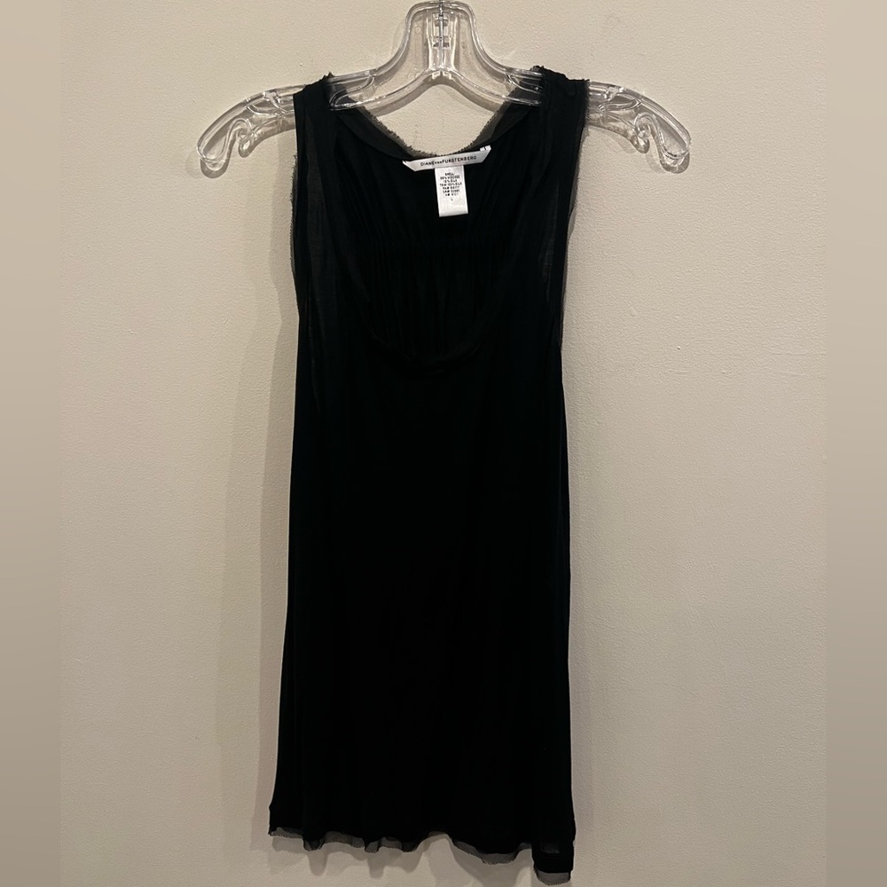 Diane Von Fursrenberg Navy Tank
